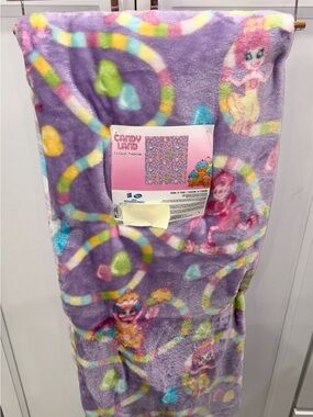 Hasbro Candy Land Cloud Throw Blanket 60”x70”